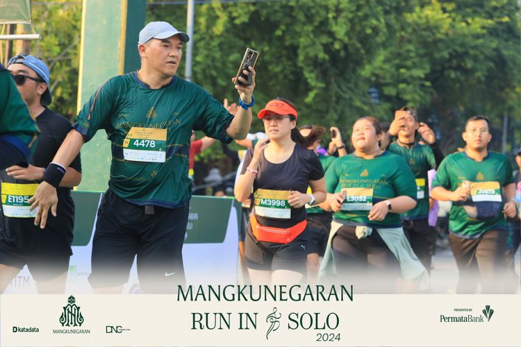 Race photo from Mangkunegaran Run 2024