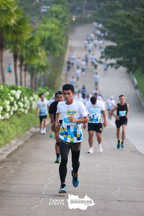 Race photo from Taman Budaya x BOGORUN 2025