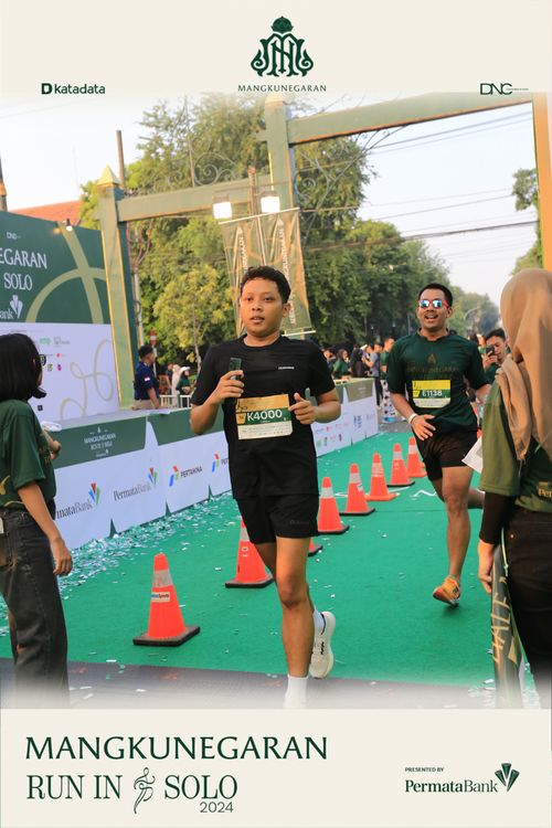 Race photo from Mangkunegaran Run 2024