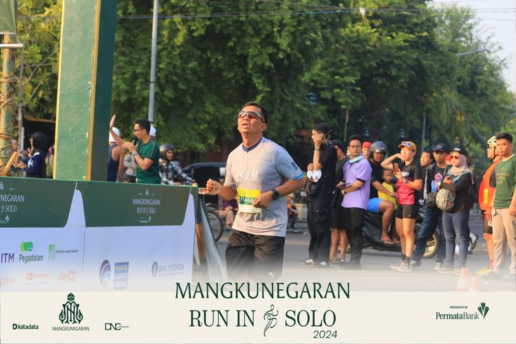 Race photo from Mangkunegaran Run 2024