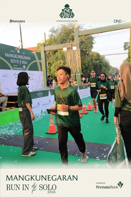 Race photo from Mangkunegaran Run 2024