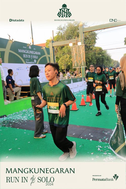 Race photo from Mangkunegaran Run 2024