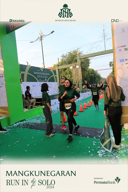 Race photo from Mangkunegaran Run 2024