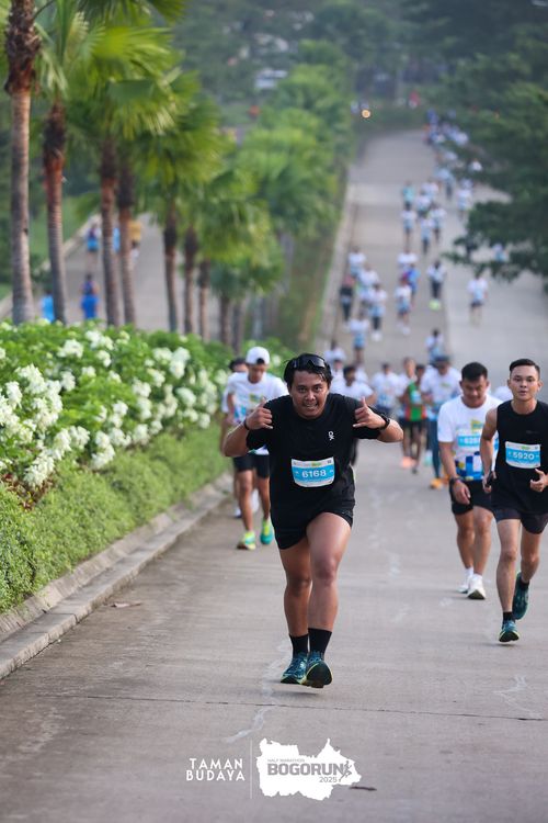 Race photo from Taman Budaya x BOGORUN 2025