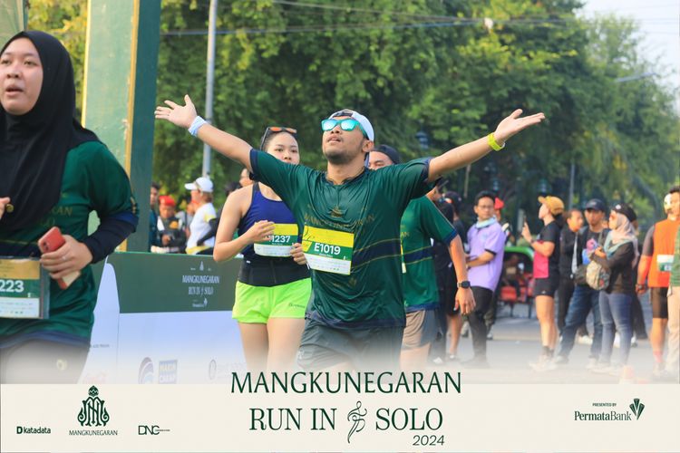 Race photo from Mangkunegaran Run 2024