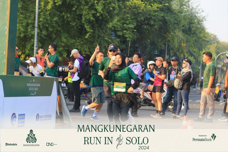 Race photo from Mangkunegaran Run 2024