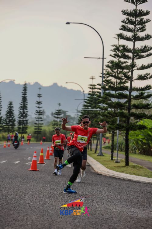 Race photo from CISANGKAN KBP CITY RUN 2025