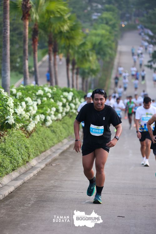 Race photo from Taman Budaya x BOGORUN 2025