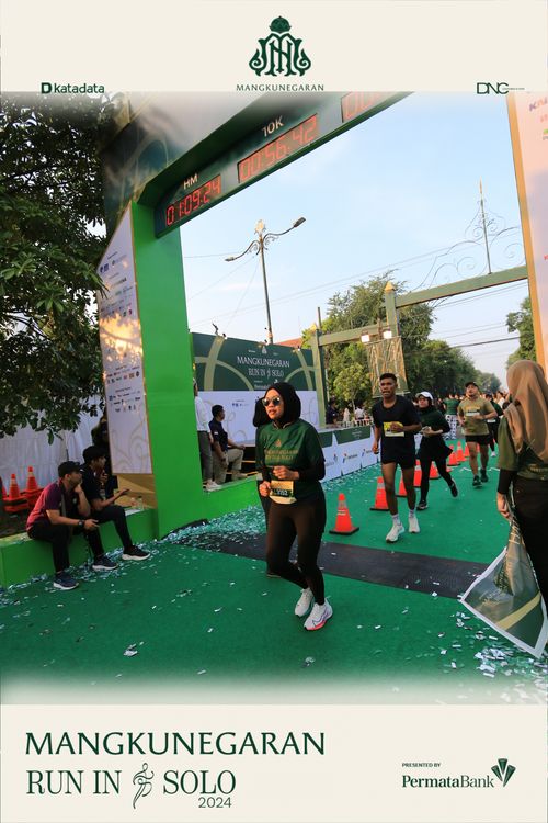 Race photo from Mangkunegaran Run 2024