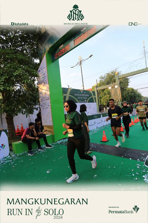 Race photo from Mangkunegaran Run 2024