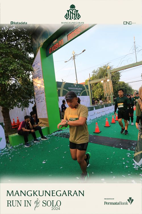 Race photo from Mangkunegaran Run 2024