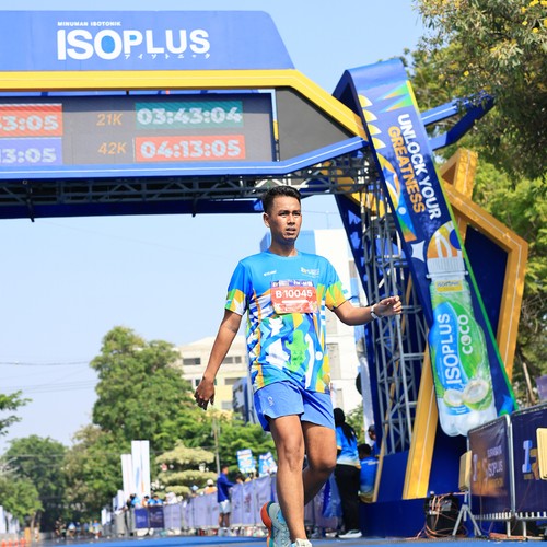 Race photo from SURABAYA ISOPLUS MARATHON 2026