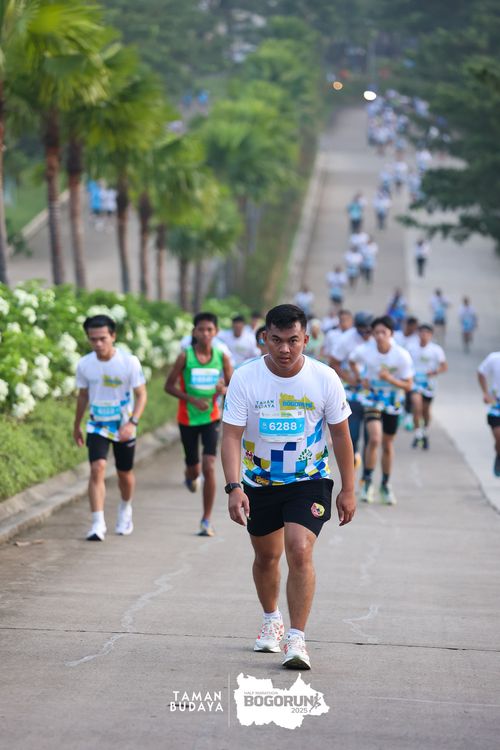Race photo from Taman Budaya x BOGORUN 2025