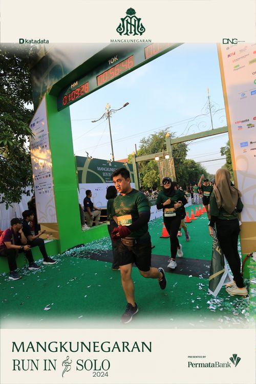 Race photo from Mangkunegaran Run 2024