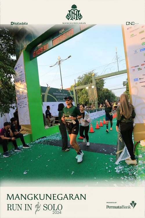 Race photo from Mangkunegaran Run 2024