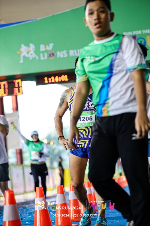 Race photo from BAF LIONS RUN 2024