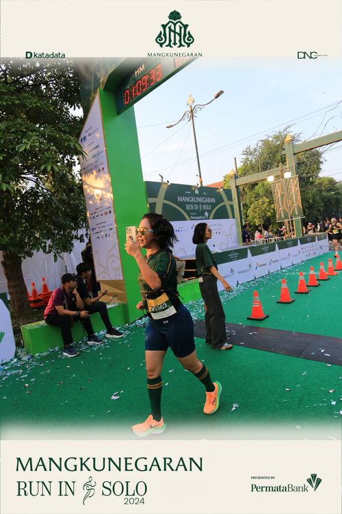 Race photo from Mangkunegaran Run 2024