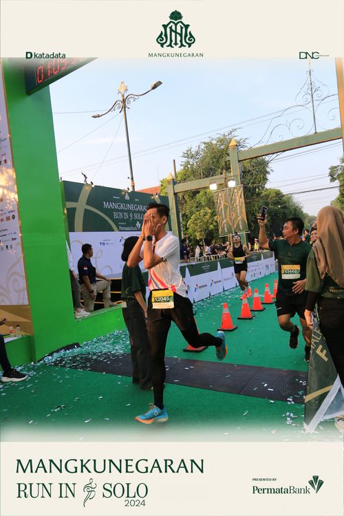 Race photo from Mangkunegaran Run 2024