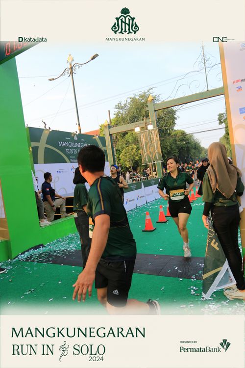 Race photo from Mangkunegaran Run 2024