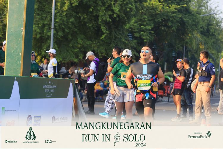Race photo from Mangkunegaran Run 2024