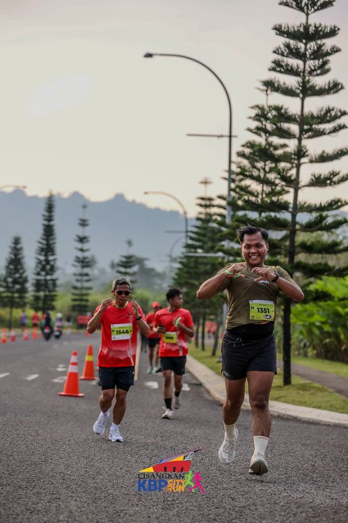 Race photo from CISANGKAN KBP CITY RUN 2025