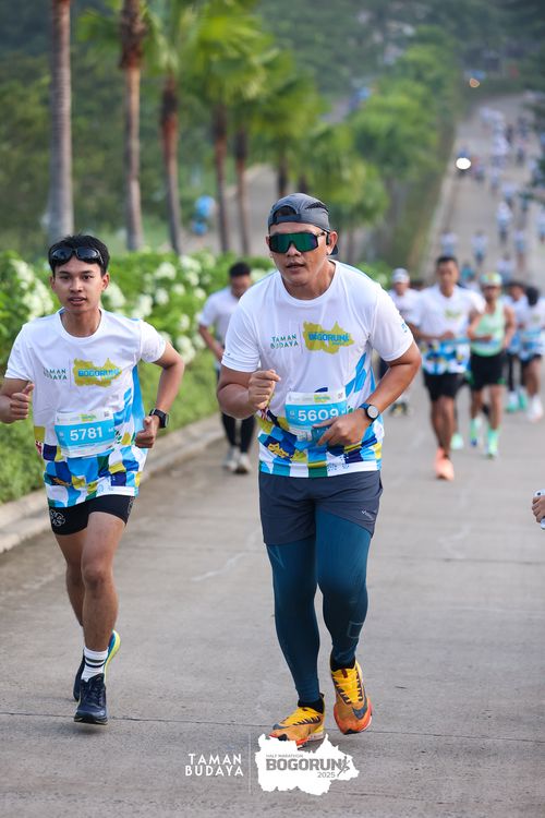 Race photo from Taman Budaya x BOGORUN 2025