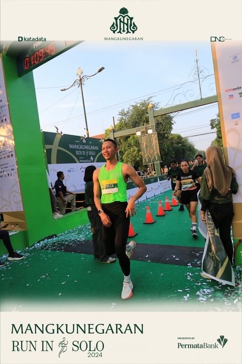 Race photo from Mangkunegaran Run 2024