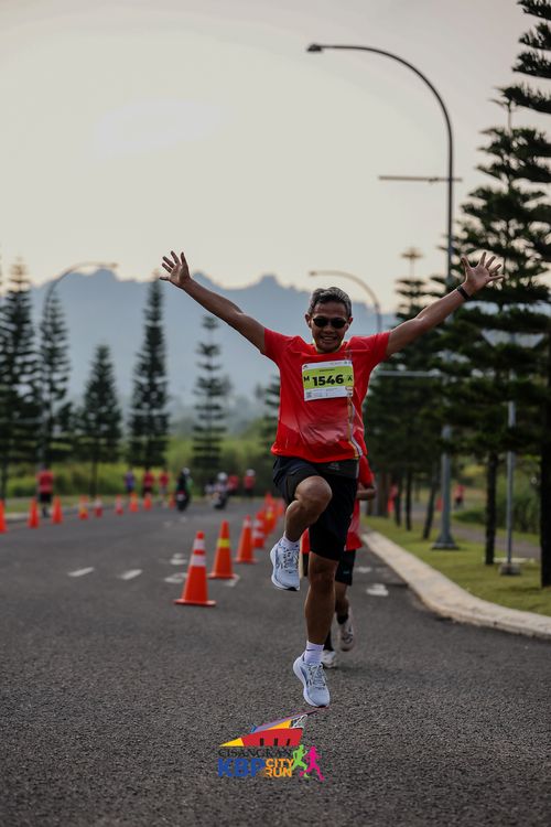 Race photo from CISANGKAN KBP CITY RUN 2025