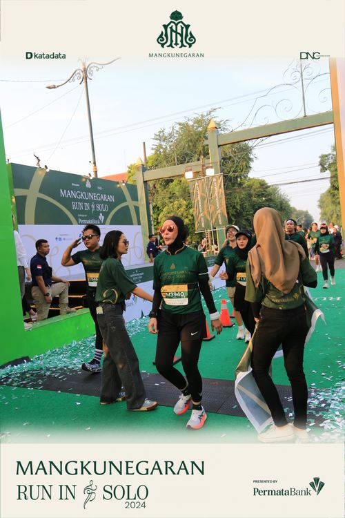 Race photo from Mangkunegaran Run 2024
