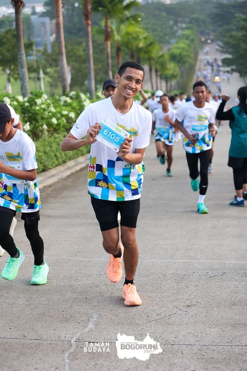 Race photo from Taman Budaya x BOGORUN 2025