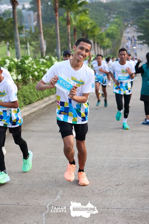 Race photo from Taman Budaya x BOGORUN 2025
