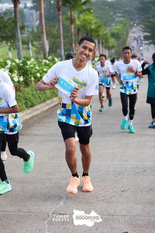 Race photo from Taman Budaya x BOGORUN 2025