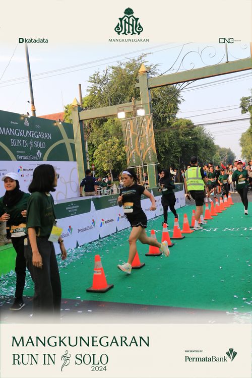 Race photo from Mangkunegaran Run 2024