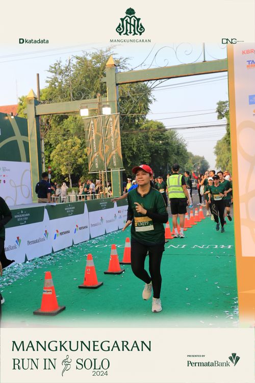 Race photo from Mangkunegaran Run 2024