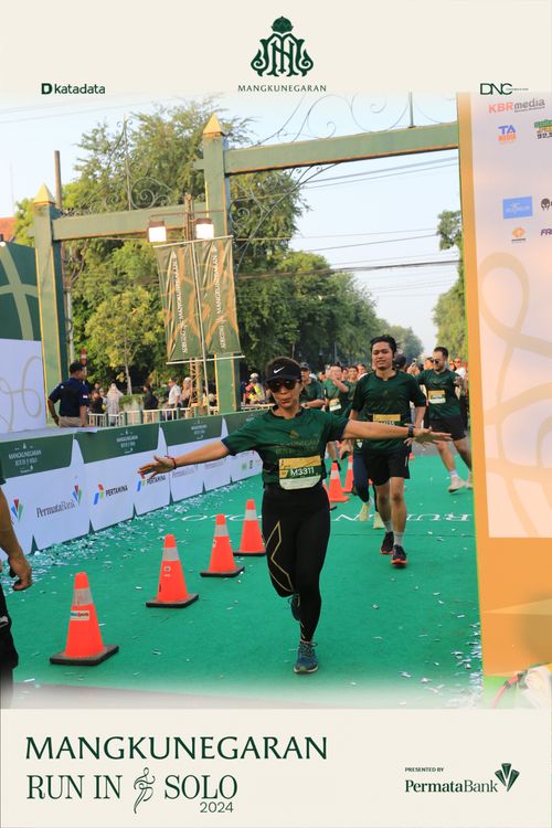 Race photo from Mangkunegaran Run 2024