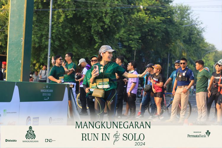 Race photo from Mangkunegaran Run 2024