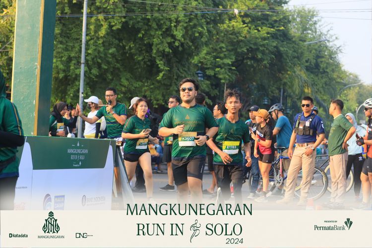 Race photo from Mangkunegaran Run 2024