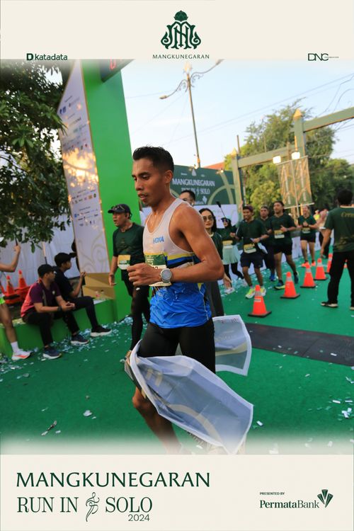 Race photo from Mangkunegaran Run 2024
