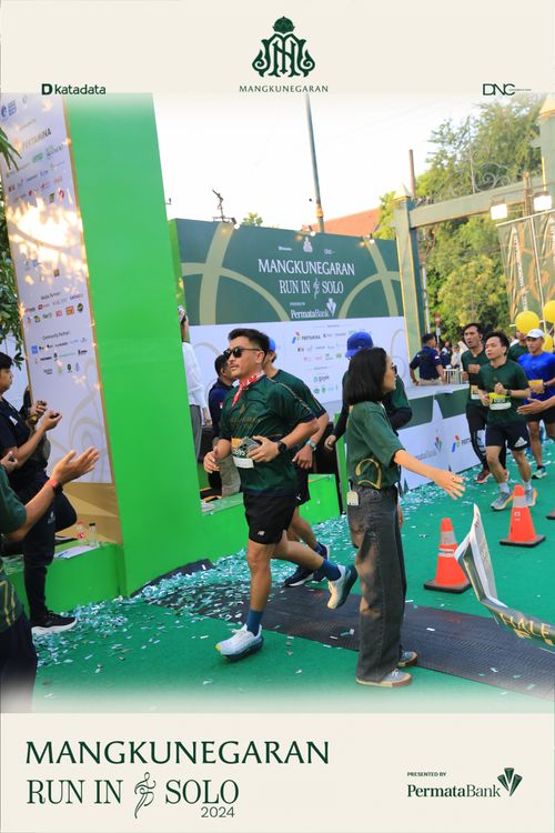 Race photo from Mangkunegaran Run 2024
