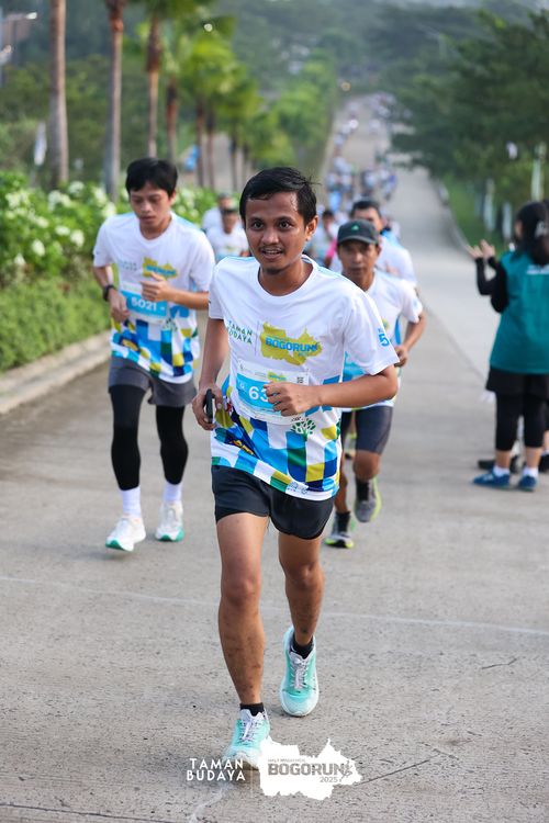 Race photo from Taman Budaya x BOGORUN 2025