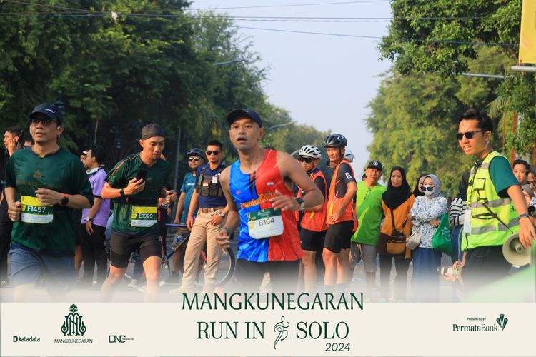 Race photo from Mangkunegaran Run 2024