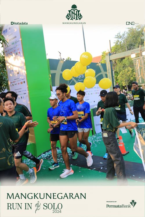 Race photo from Mangkunegaran Run 2024