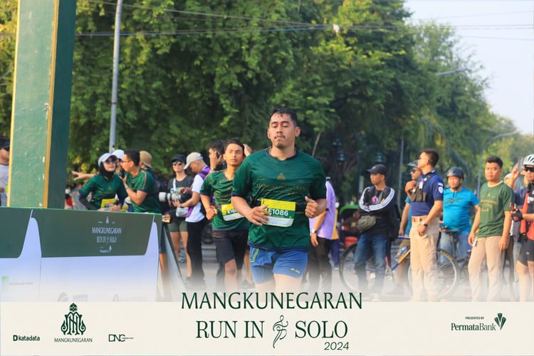 Race photo from Mangkunegaran Run 2024