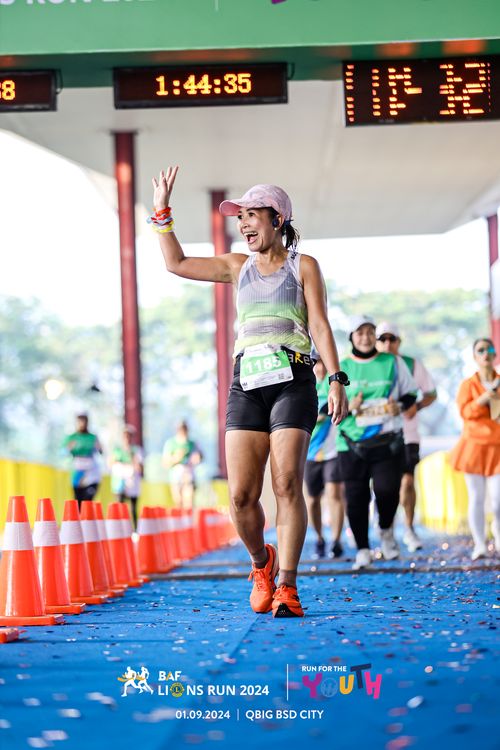 Race photo from BAF LIONS RUN 2024