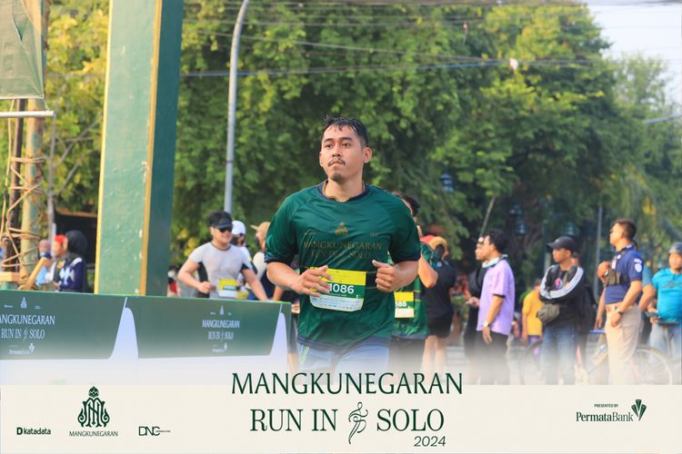 Race photo from Mangkunegaran Run 2024