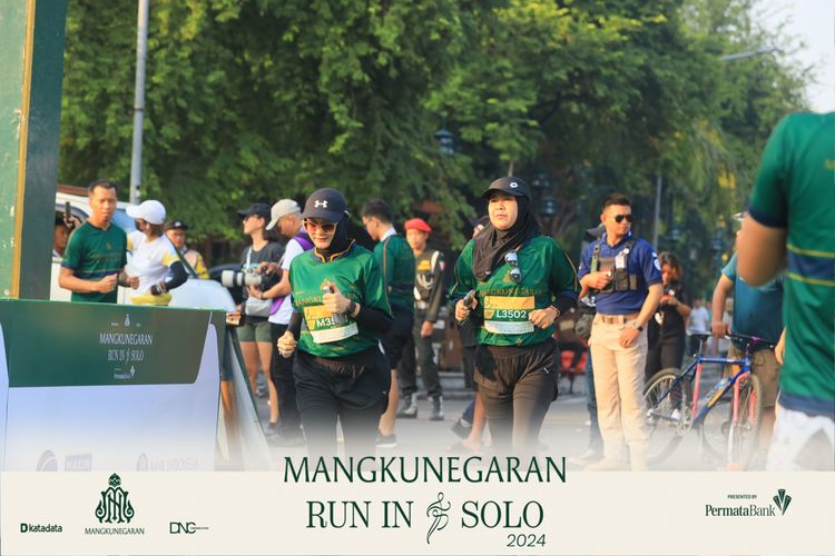 Race photo from Mangkunegaran Run 2024