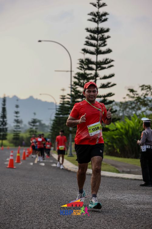 Race photo from CISANGKAN KBP CITY RUN 2025