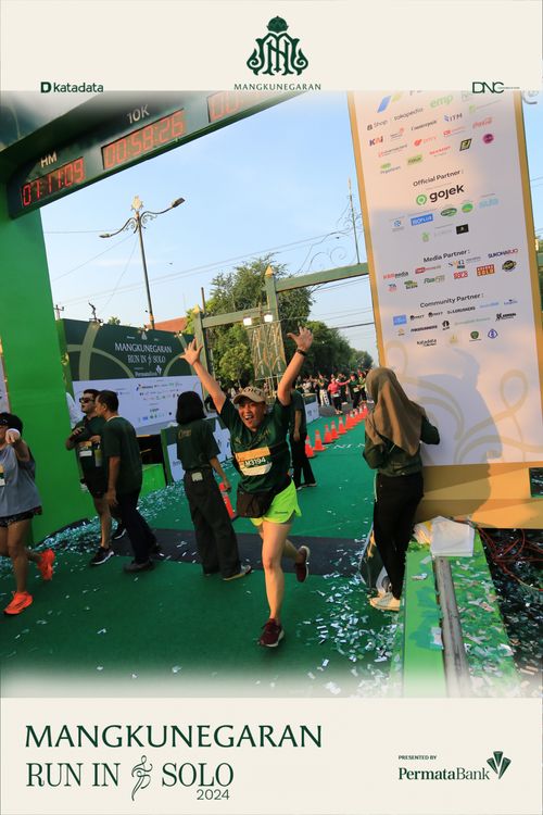 Race photo from Mangkunegaran Run 2024
