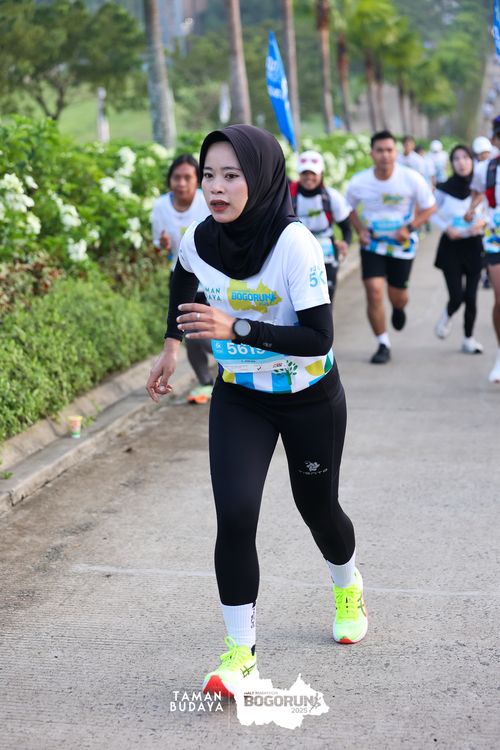 Race photo from Taman Budaya x BOGORUN 2025