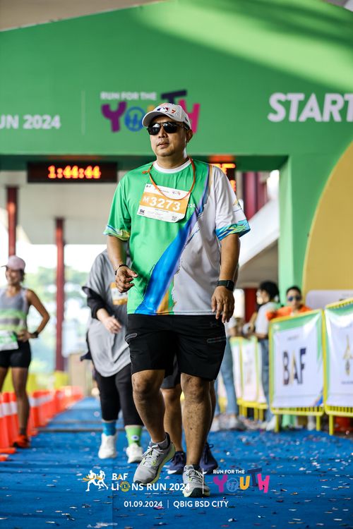 Race photo from BAF LIONS RUN 2024
